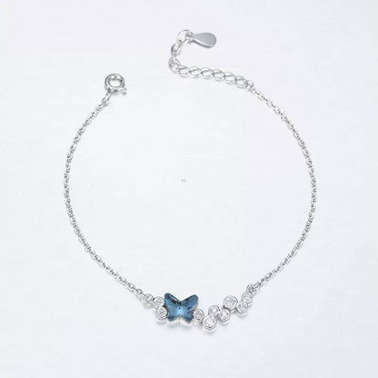 Bratara din Argint Butterfly Blue