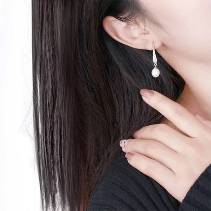 Cercei din Argint Luxury Pearl