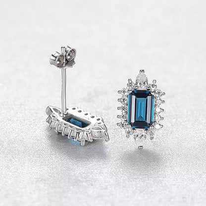 Cercei din Argint Lotus Blue