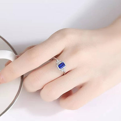 Inel din Argint Jennifer Blue