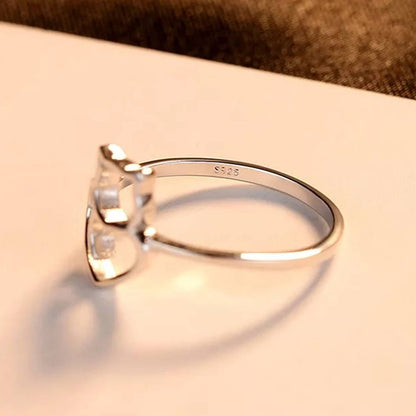 Inel din Argint Silver Cat