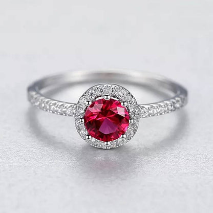 Inel din Argint Diamonds Ruby