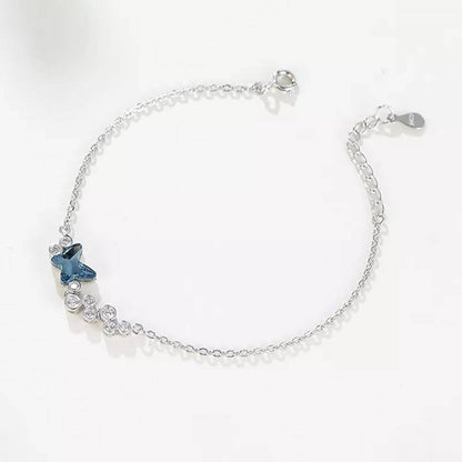 Bratara din Argint Butterfly Blue