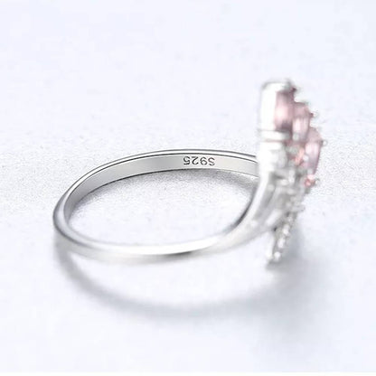 Inel reglabil din Argint Colourful Roses