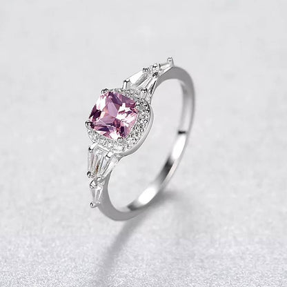 Inel din Argint Pink Diamond