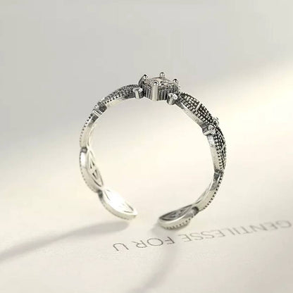 Inel reglabil din Argint Thai Zircon