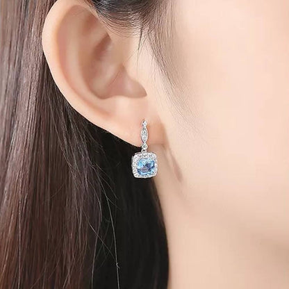 Cercei din Argint Blue Radiance