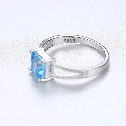 Inel din Argint Sapphire Diamonds