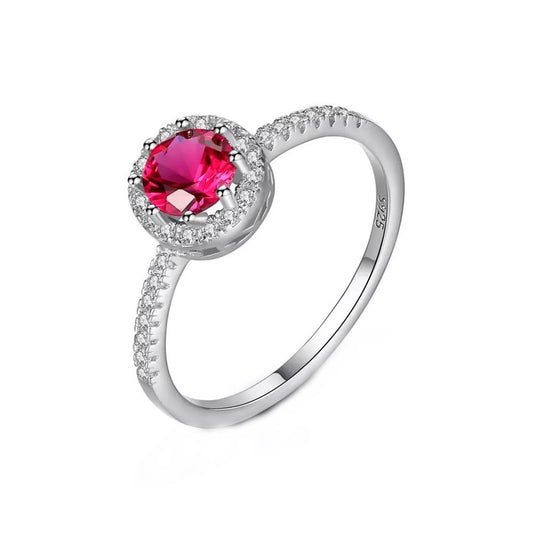 Inel din Argint Diamonds Ruby