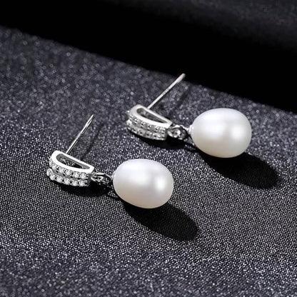 Cercei din Argint Indira Pearl