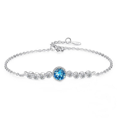 Bratara din Argint Blue Crystal