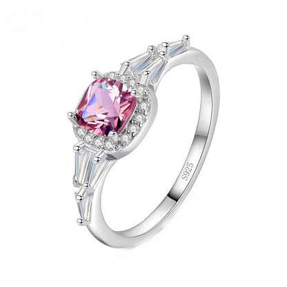 Inel din Argint Pink Diamond