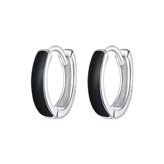 Cercei din Argint Black Ear Clip