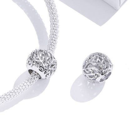 Talisman din Argint Round Crystal