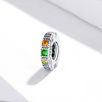 Talisman distantier din Argint Rainbow Stone