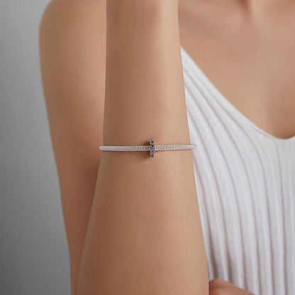 Talisman distantier din Argint Rainbow Stone