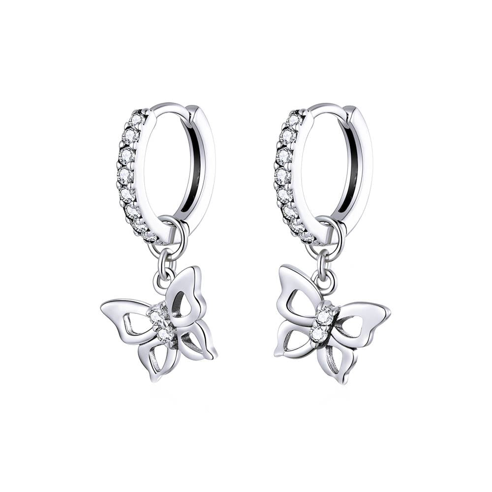 Cercei din Argint Butterfly Ear Buckle