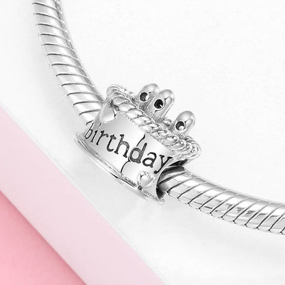 Talisman din Argint Happy Birthday