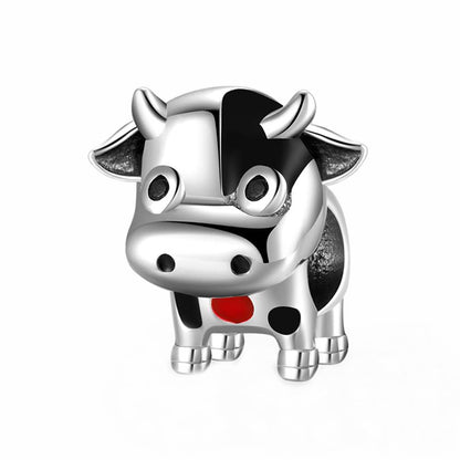 Talisman din Argint Cute Cow