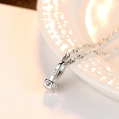 Colier din Argint Square Diamond