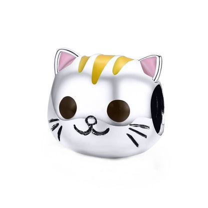 Talisman din Argint Cute Cat