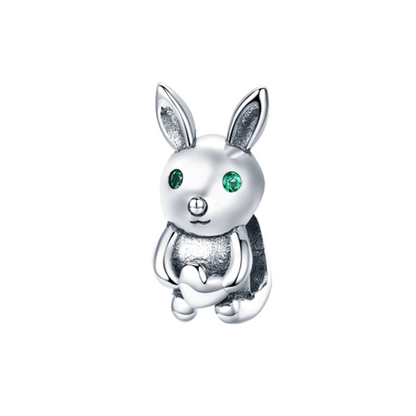 Talisman din Argint Cute Rabbit