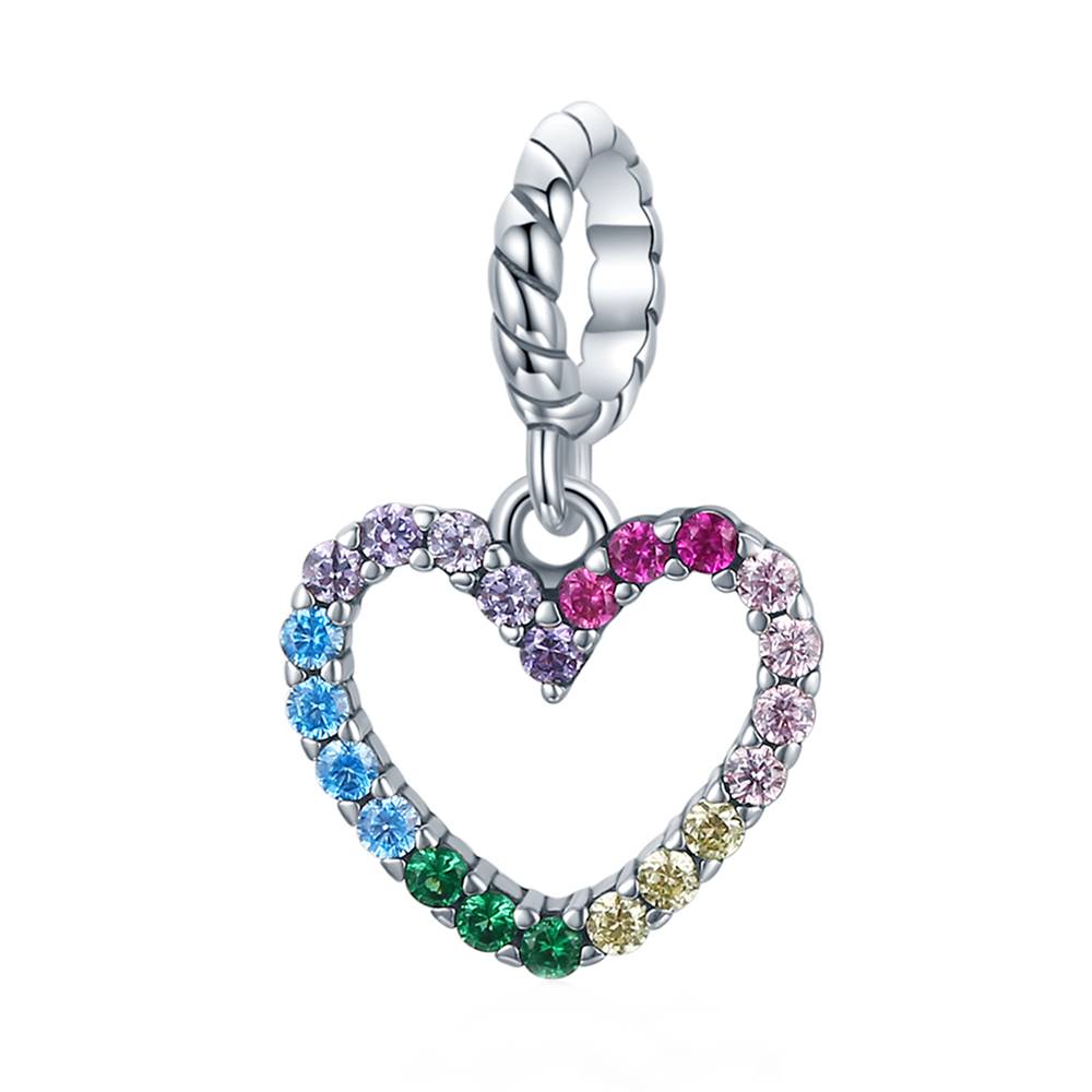 Talisman din Argint Cute Rainbow Love