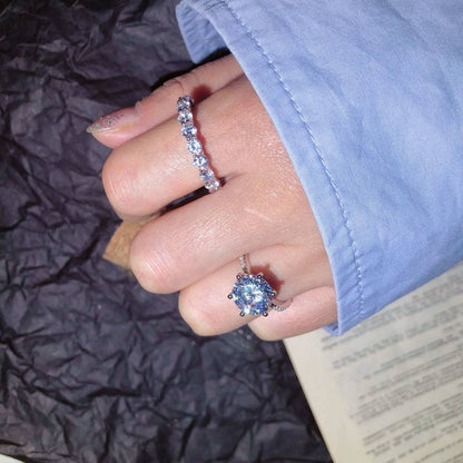 Inel Tennis din Argint Diamond Band