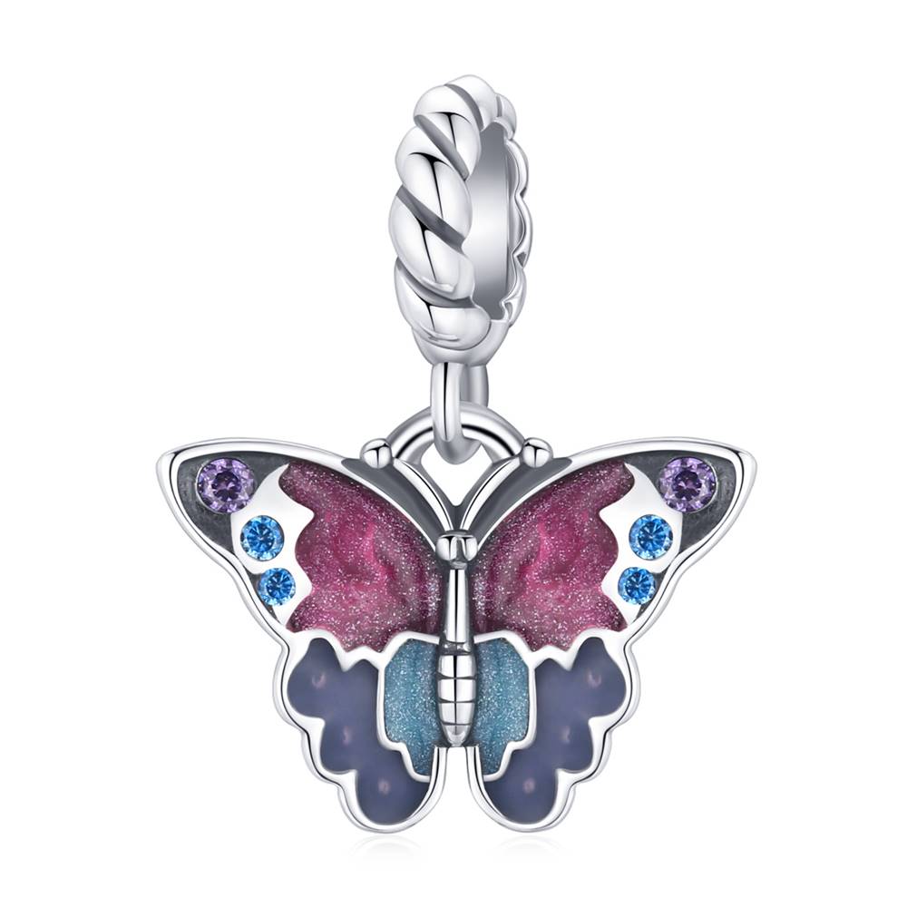 Talisman din Argint Fantasy Butterfly