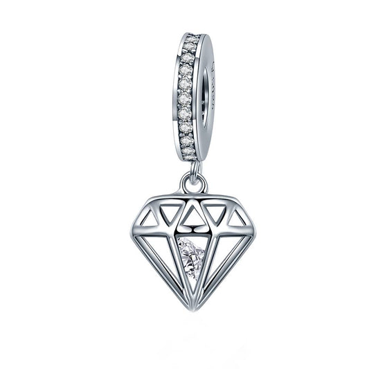 Talisman din Argint Geometric Diamond