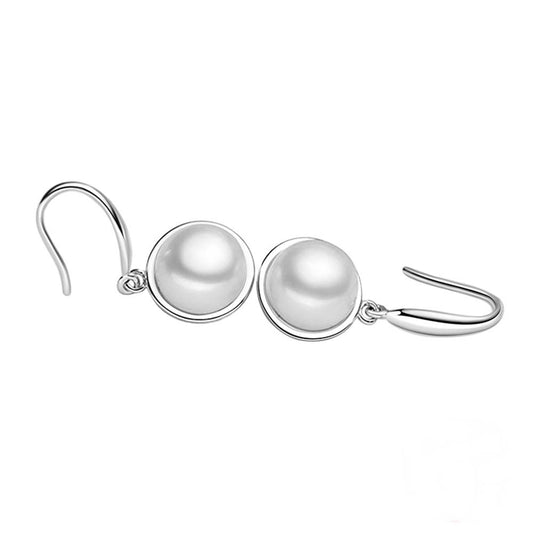 Cercei din Argint Simple Pearls