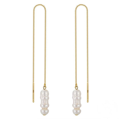 Cercei din Argint Sylvia Gold