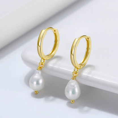 Cercei din Argint Baroque Pearl