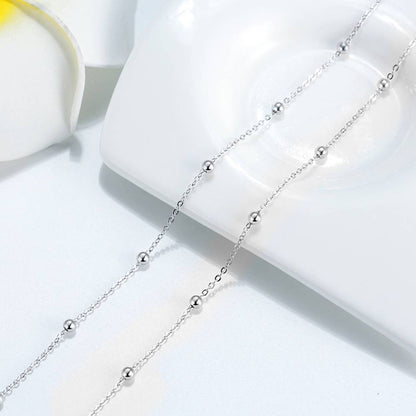 Bratara de picior din Argint cu bilute Astra Silver