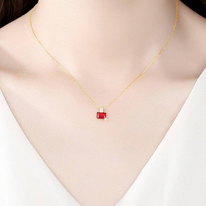 Set din Argint Red Fire Gold