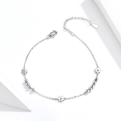 Bratara din Argint cu bilute Daisy Flowers