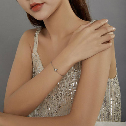 Bratara din Argint Flying Butterfly