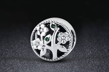 Talisman din Argint Flower Tree