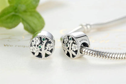 Talisman din Argint Flower Tree