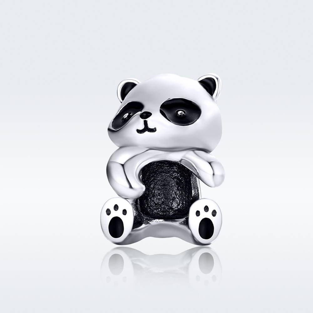 Talisman din Argint Huggy Panda