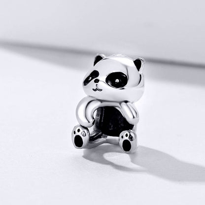 Talisman din Argint Huggy Panda