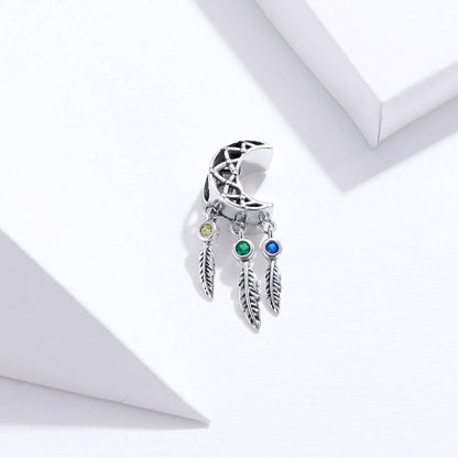 Talisman din Argint Moon Dreamcatcher