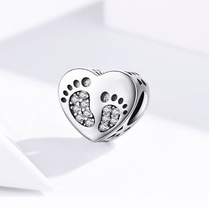 Talisman din Argint Kids Footprints