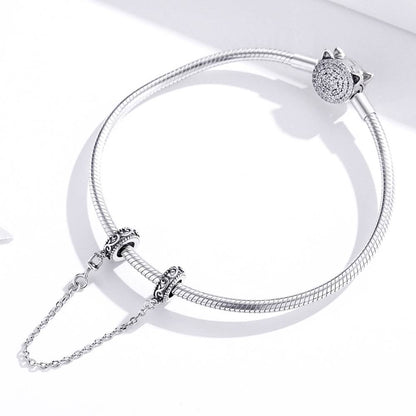 Talisman din Argint Chain of Love cu Lantisor de Siguranta