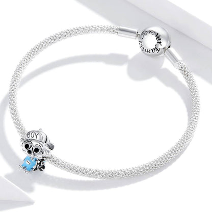 Talisman din Argint Hip Hop Racoon