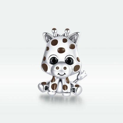 Talisman din Argint Baby Giraffe