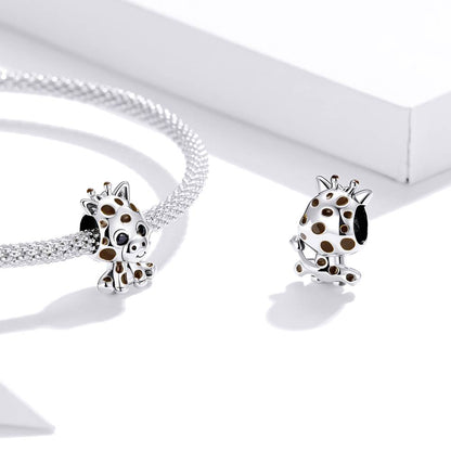 Talisman din Argint Baby Giraffe