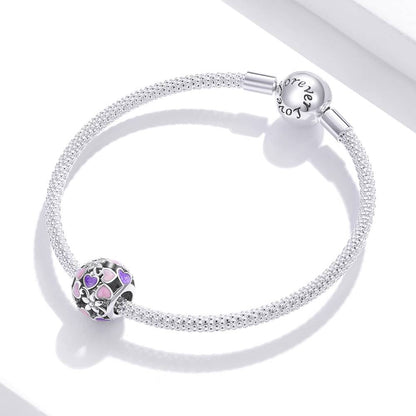 Talisman din Argint Purple Hearts