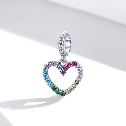 Talisman din Argint Cute Rainbow Love