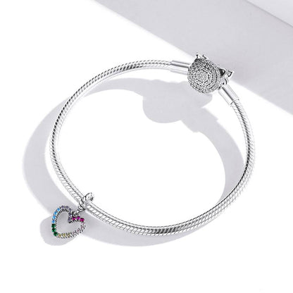 Talisman din Argint Cute Rainbow Love
